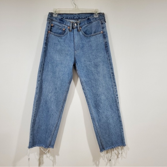 Levi's Denim - Levi's 505 Regular Fit Raw Hem Jean's Men's Size 30x25